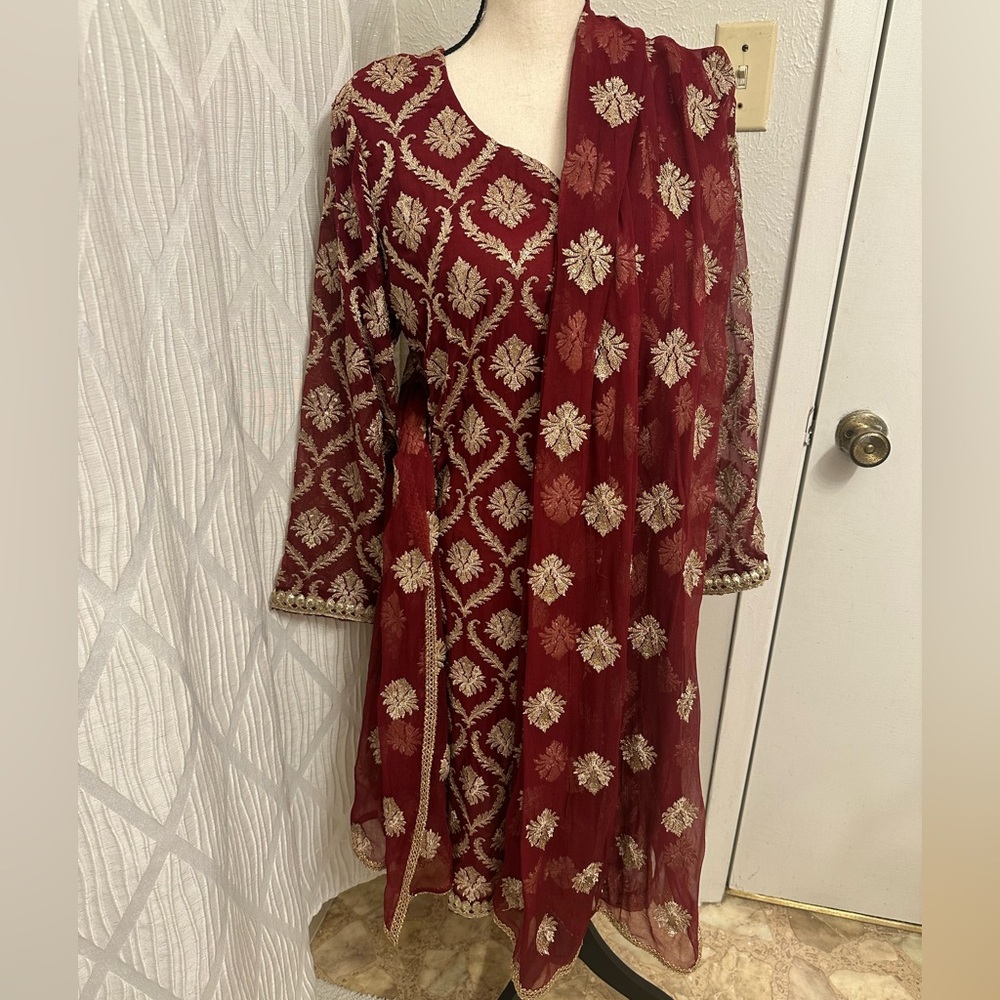 Title: Jazmin heavily embroidered With Sequin’s 3 pcs Pakistani Formal Suit